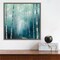 To the Woods (Trees) by Wild Apple 16-in. W x 16-in. H. Canvas Wall Art Print Framed in Grey